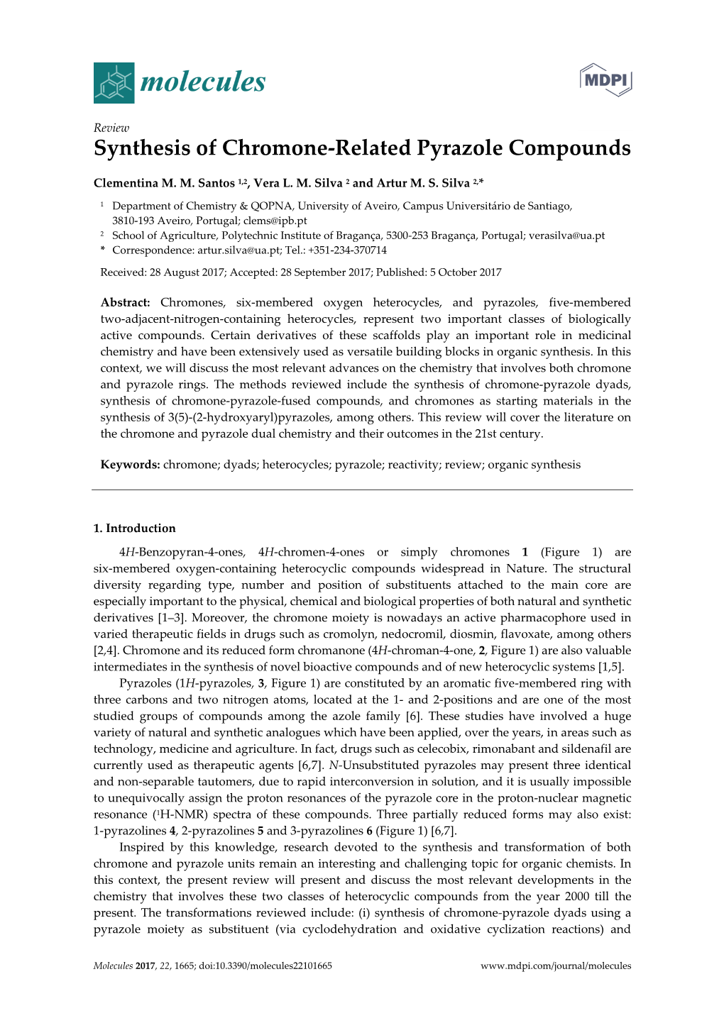 Synthesis of Chromone-Related Pyrazole Compounds