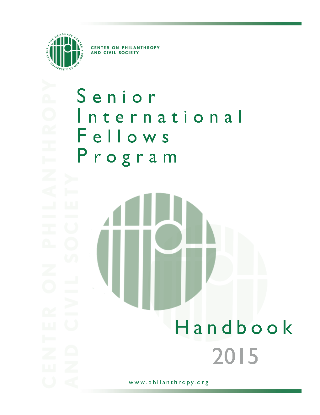 Senior International Fellows Handbook 2015