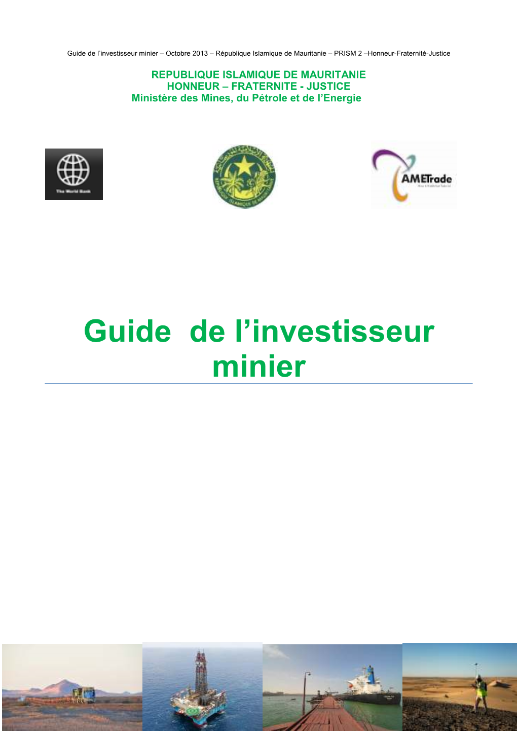 Guide De L'investisseur Minier