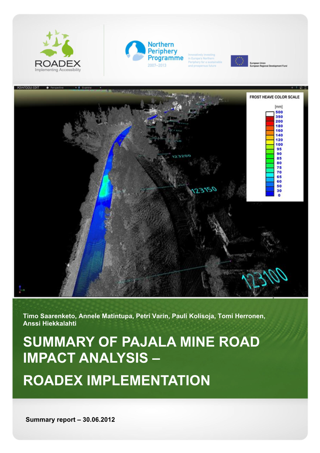 ROADEX Pajala Road Structural Impact Analysis Summary