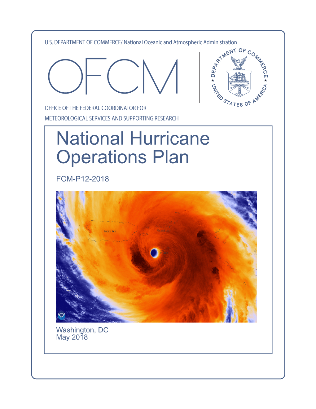 2018 National Hurricane Operations Plan
