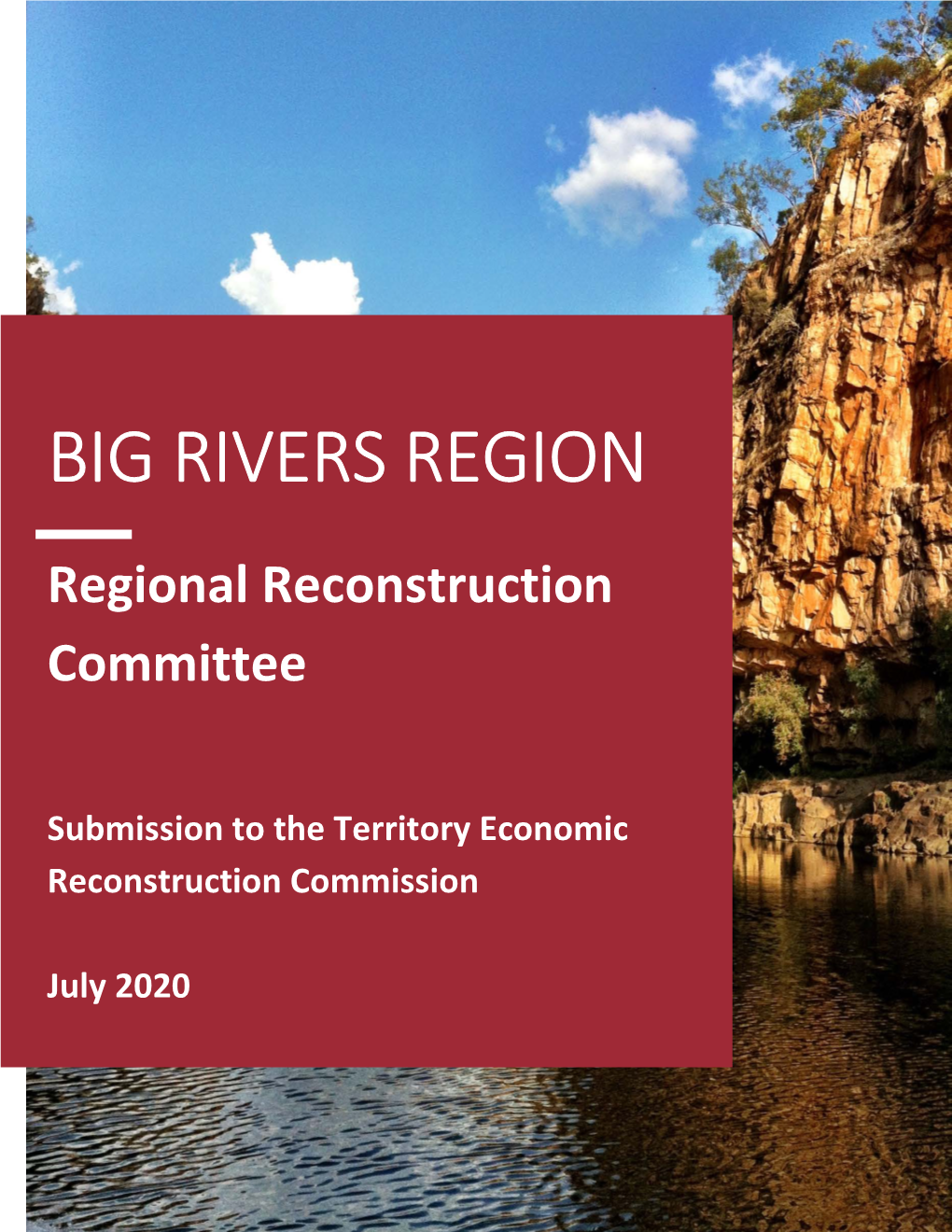 Big Rivers Regional Reconstruction Committee TERC Submission