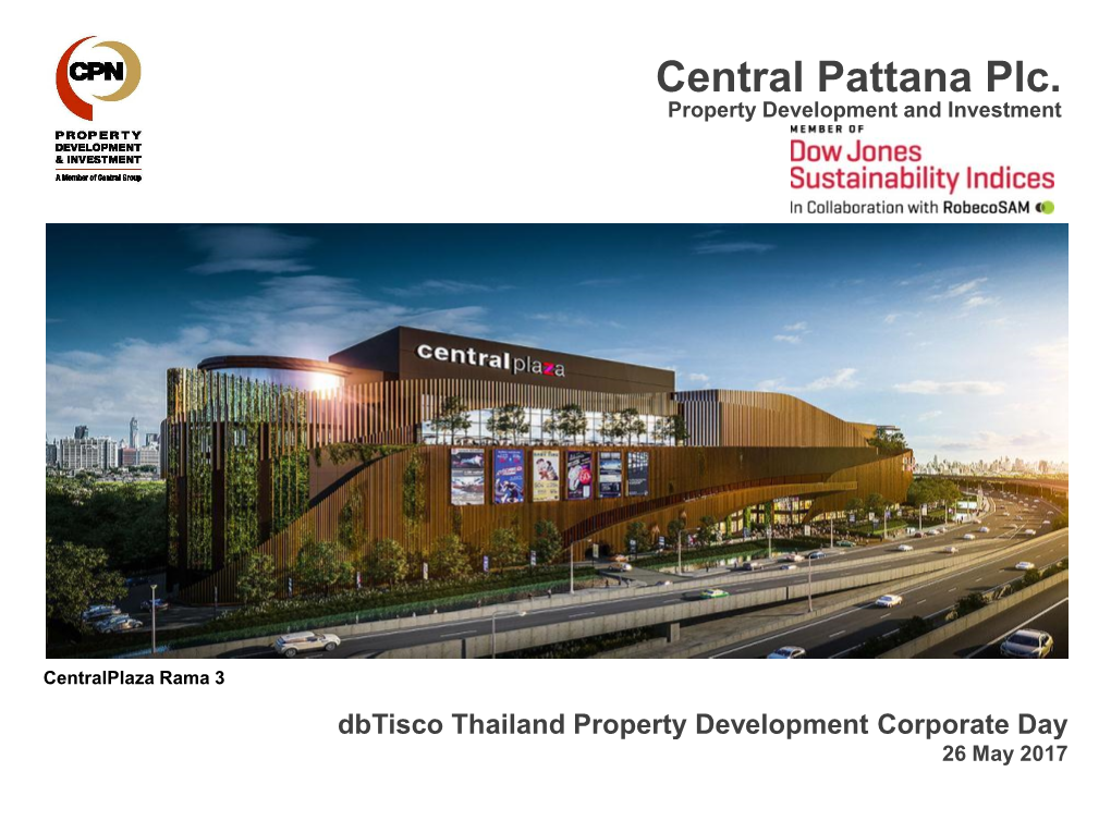 Central Pattana Plc. Property Development and Investment