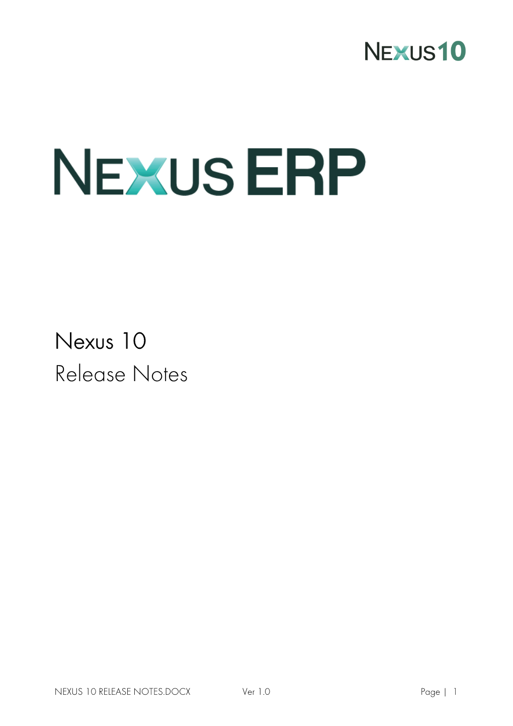 Nexus 10 Release Notes