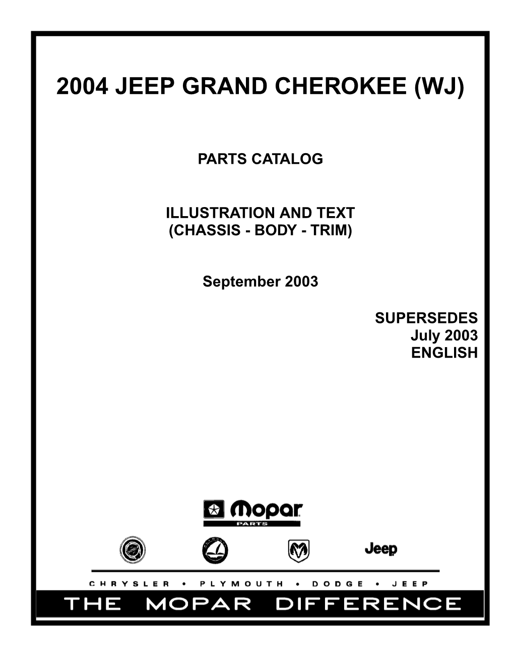 2004 Jeep Grand Cherokee (Wj)