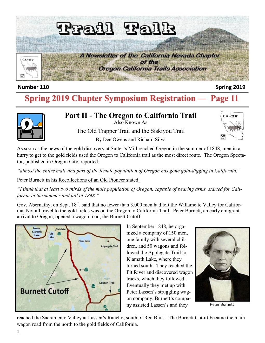 Spring 2019 Trail Talk