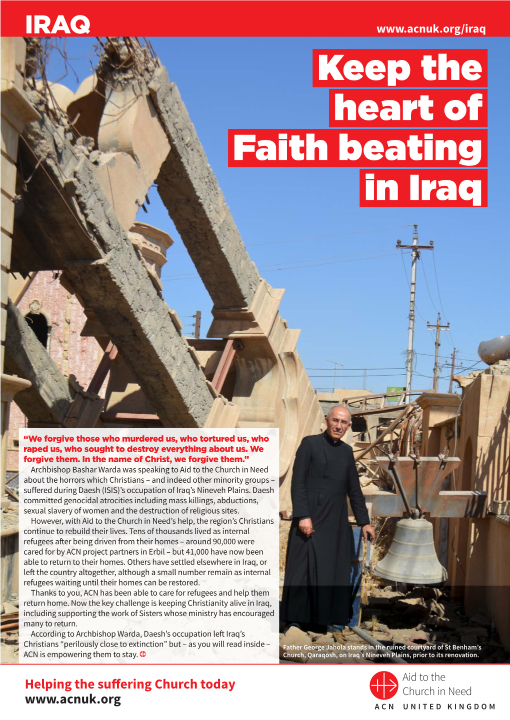 Keep the Heart of Faith Beating in Iraq