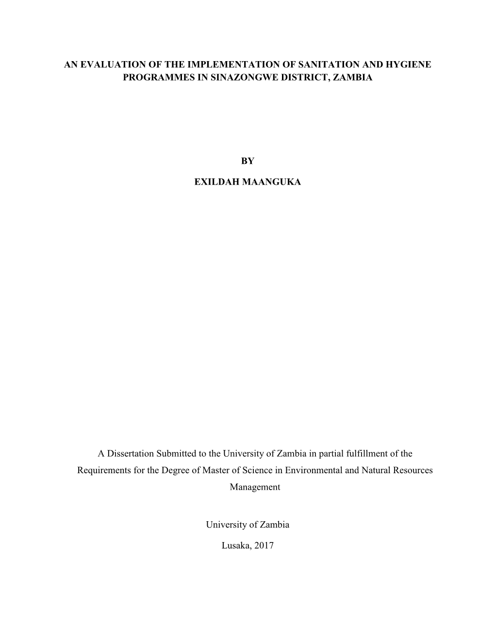 Exildah's Dissertation.Pdf