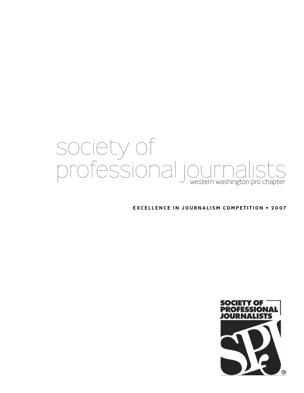 Society of Professional Journalistswestern Washington Pro Chapter