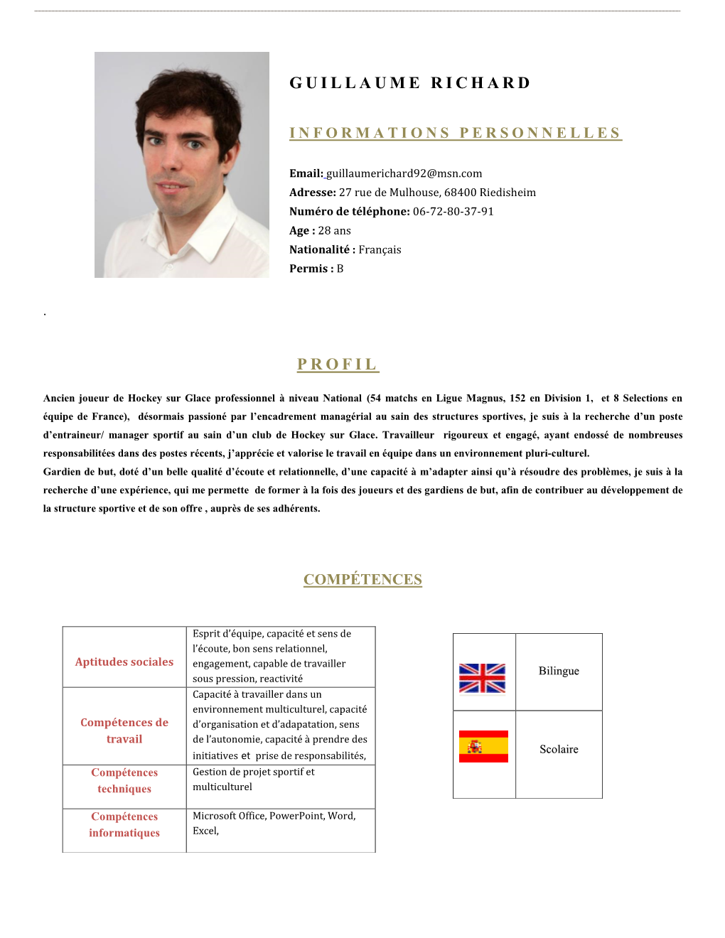 Profil Guillaume Richard