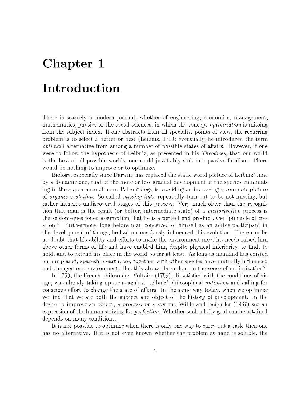 Chapter 1 Introduction