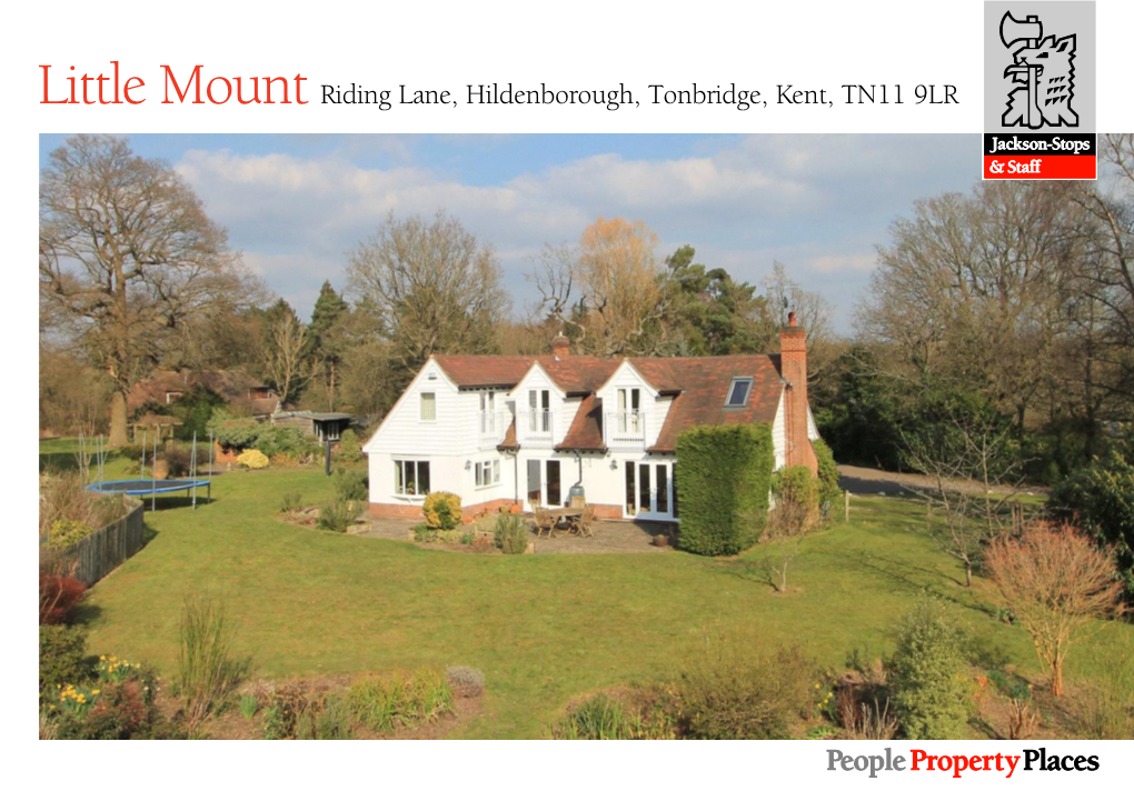 Little Mount Riding Lane, Hildenborough, Tonbridge, Kent, TN11 9LR