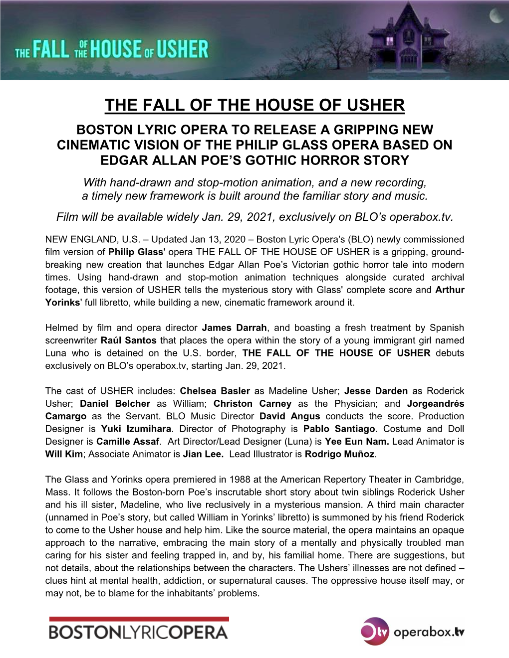 Updated:The Fall of the House of Usher