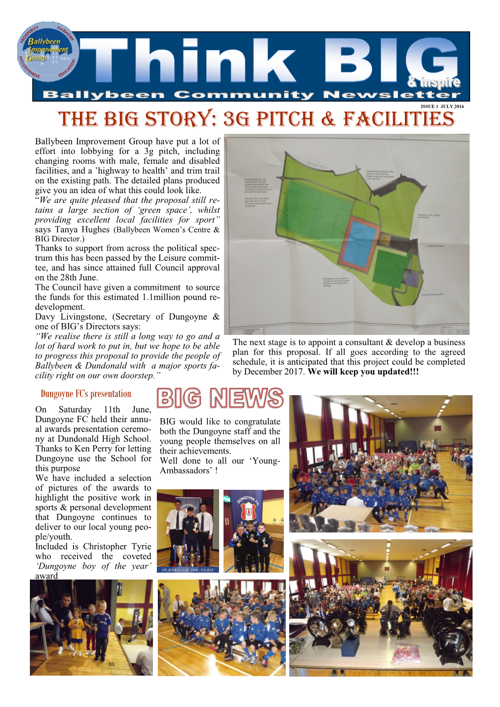 The BIG Story: 3G Pitch & Facilities