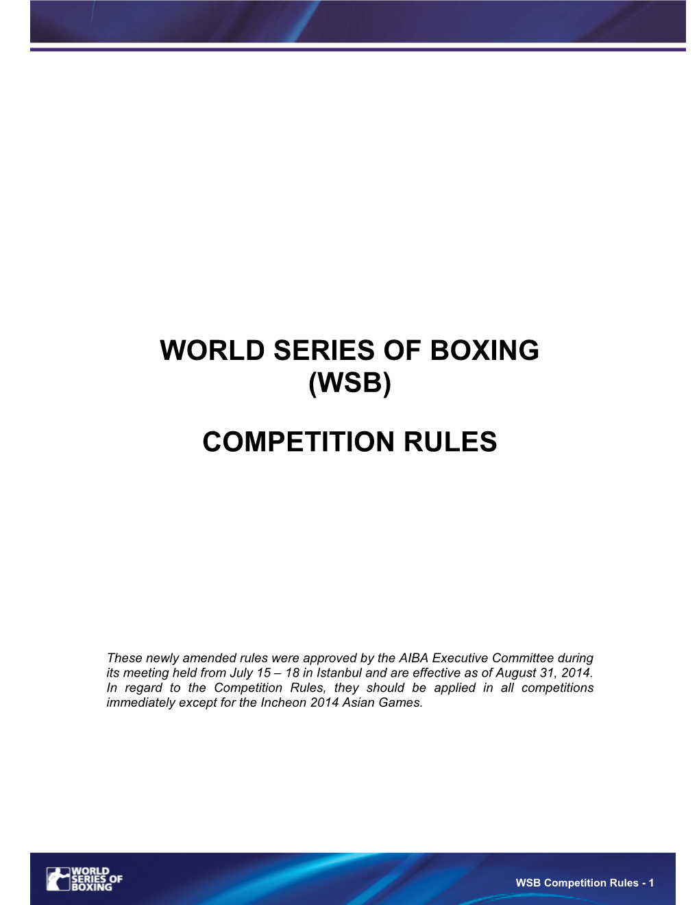 Competition Rules