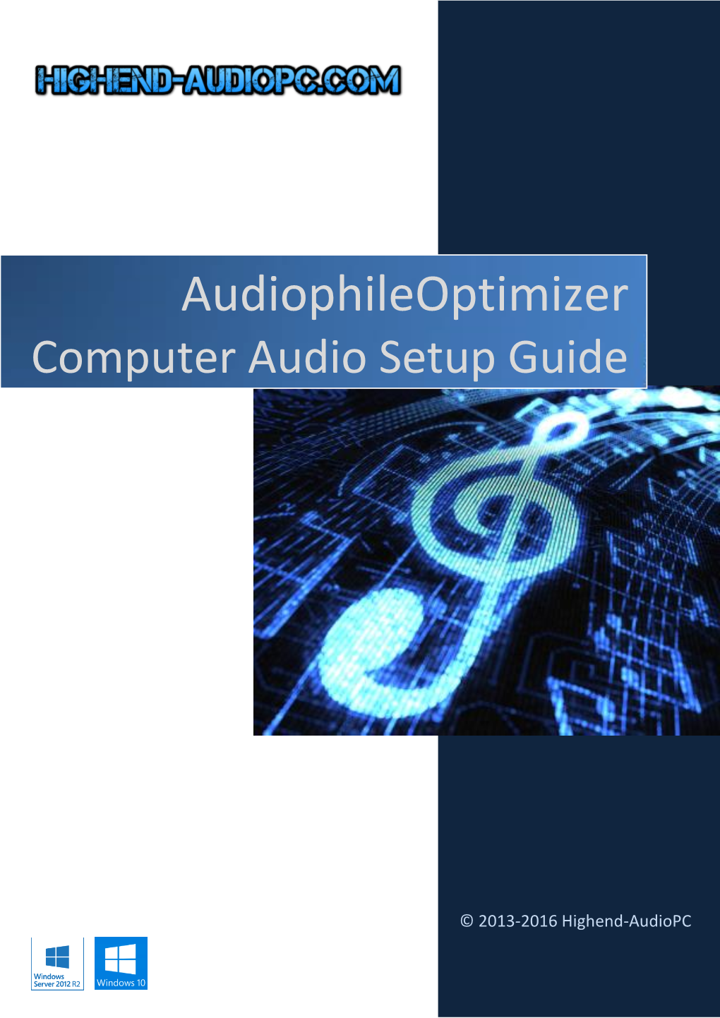 Audiophileoptimizer Computer Audio Setup Guide