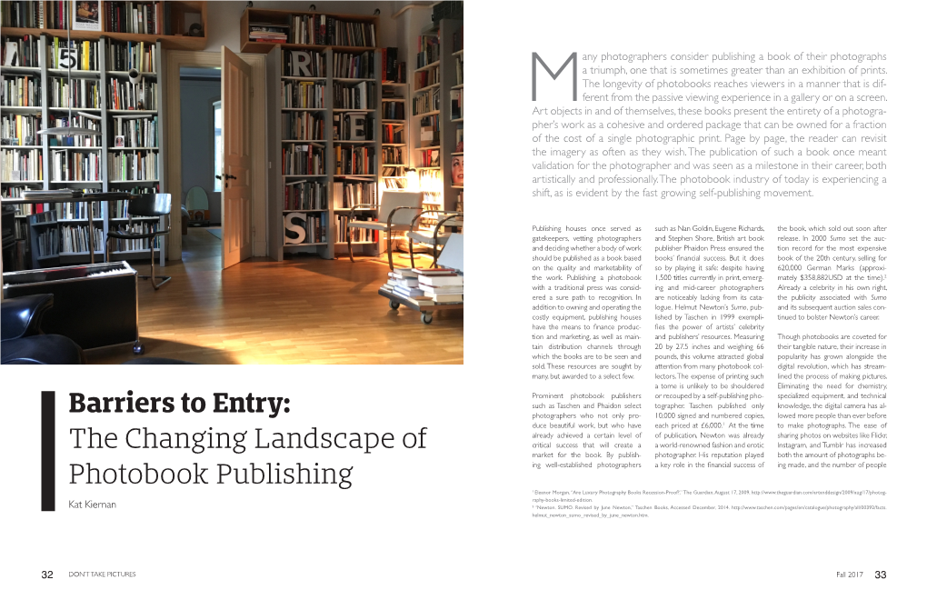 The Changing Landscape of Photobook Publishing