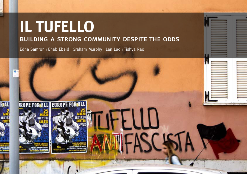 IL TUFELLO Building a Strong Community Despite the Odds