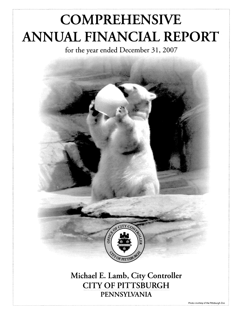 COMPREHENSIVE ANNUAL FINANCIAL REPORT for the Year Ended December 31, 2007