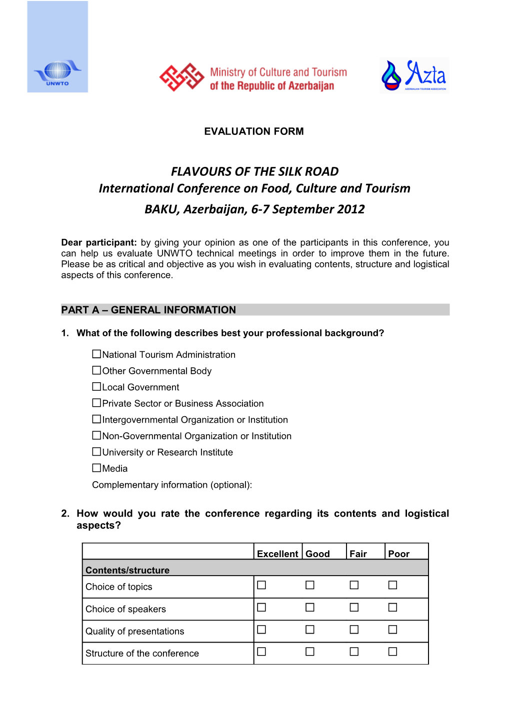 World Tourism Organization s1