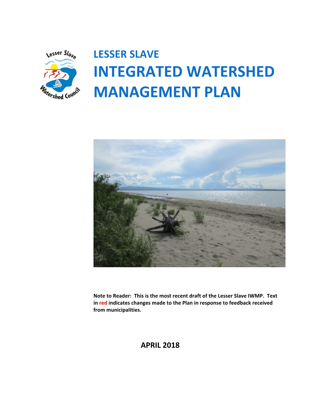 Lesser Slave Integrated Watershed Management Plan
