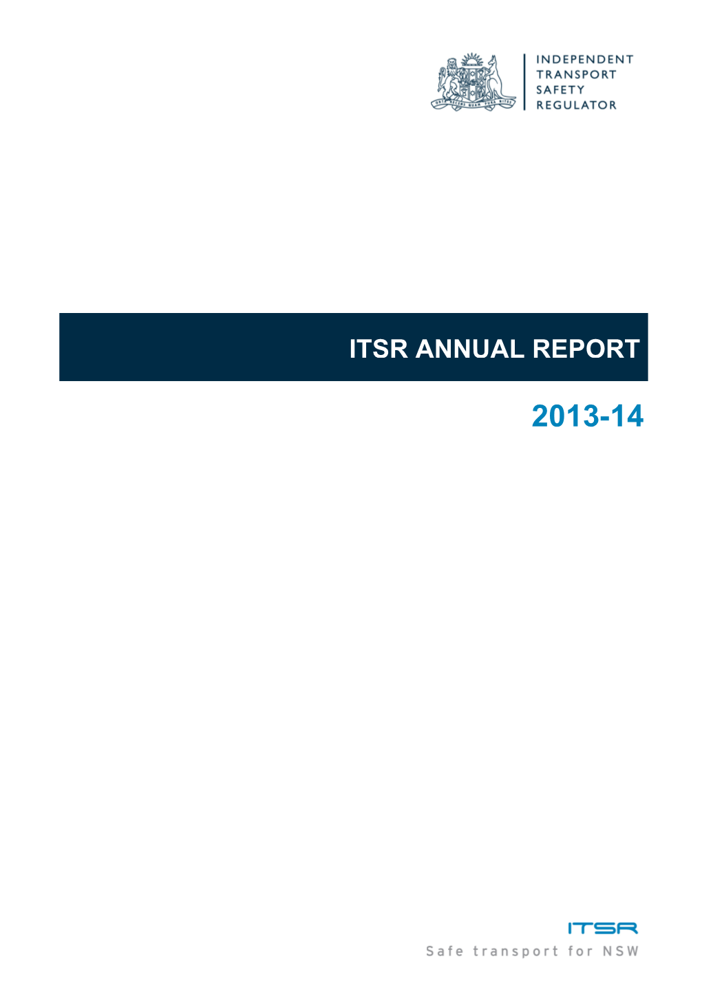 Itsr Annual Report