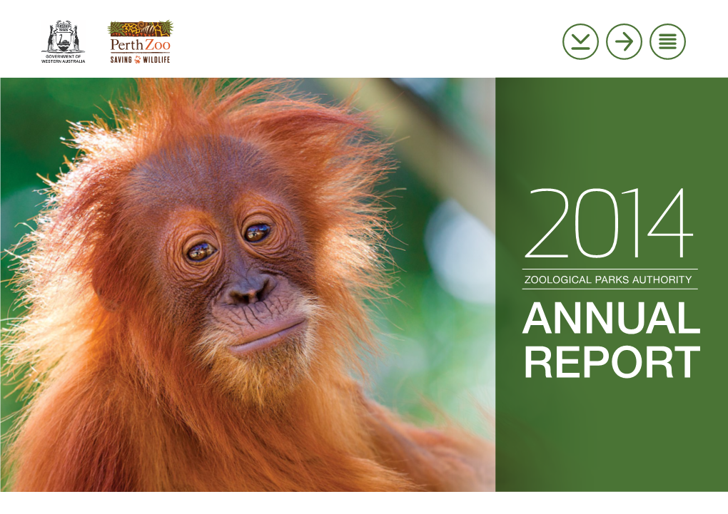 Annual Report Zoological Parks Authority 2 2014 Annual Report