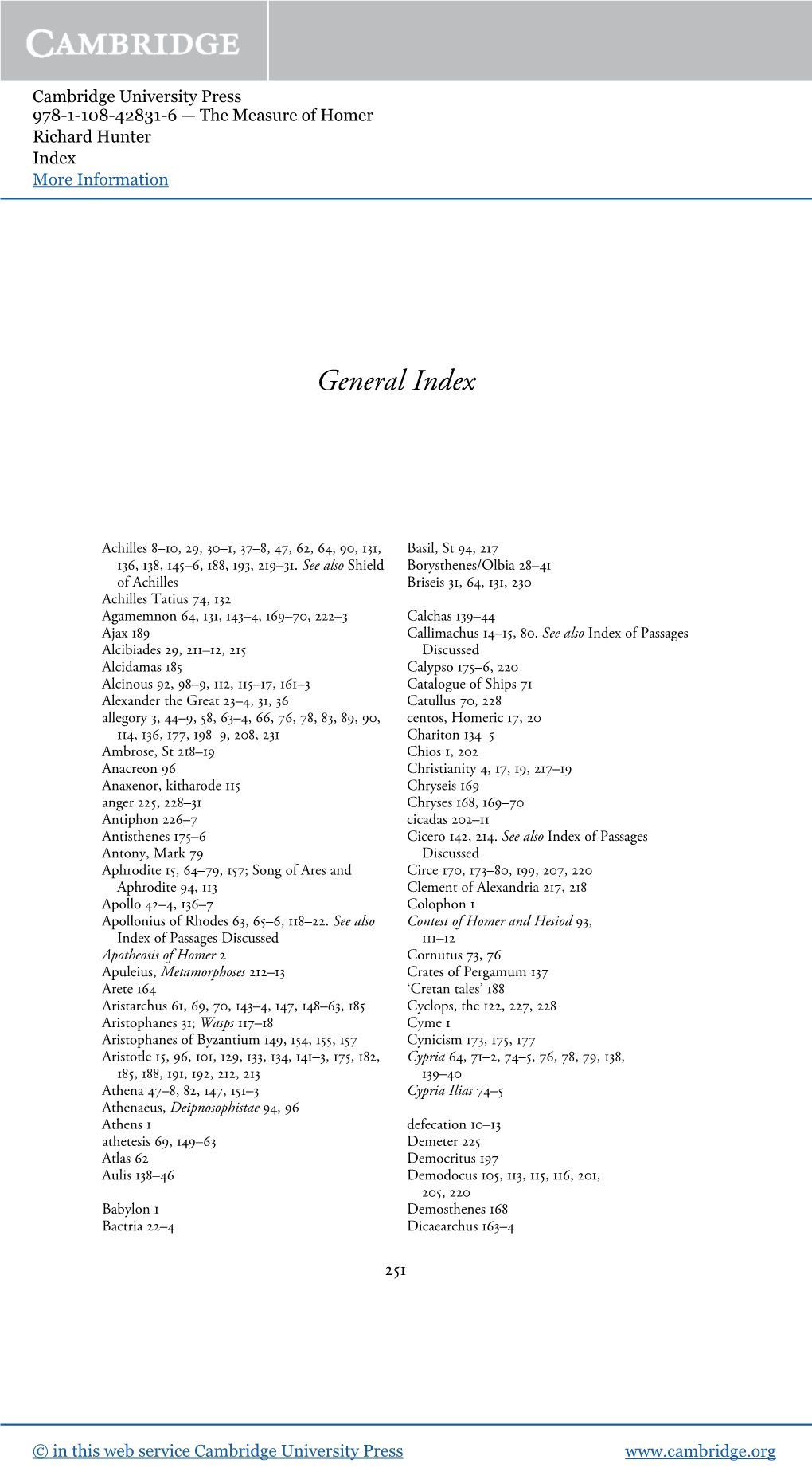 General Index