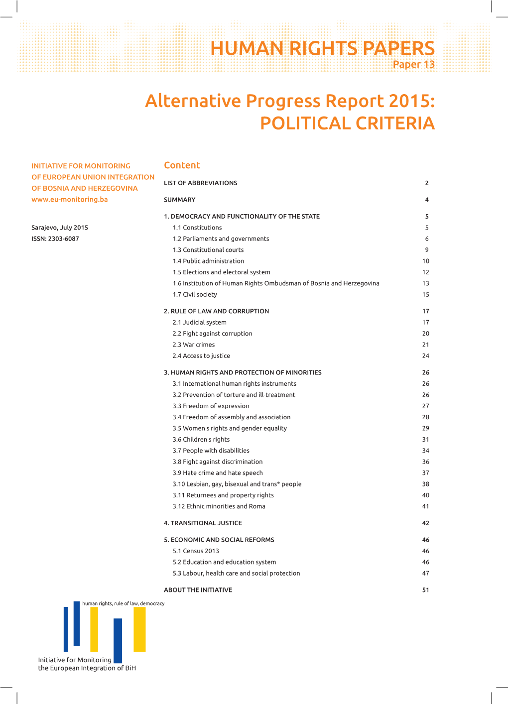 HUMAN RIGHTS PAPERS Paper 13