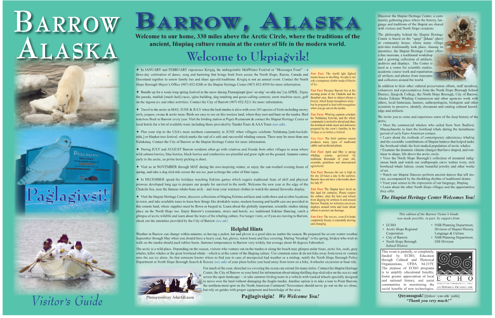 Barrow Barrow Alaska Alaska