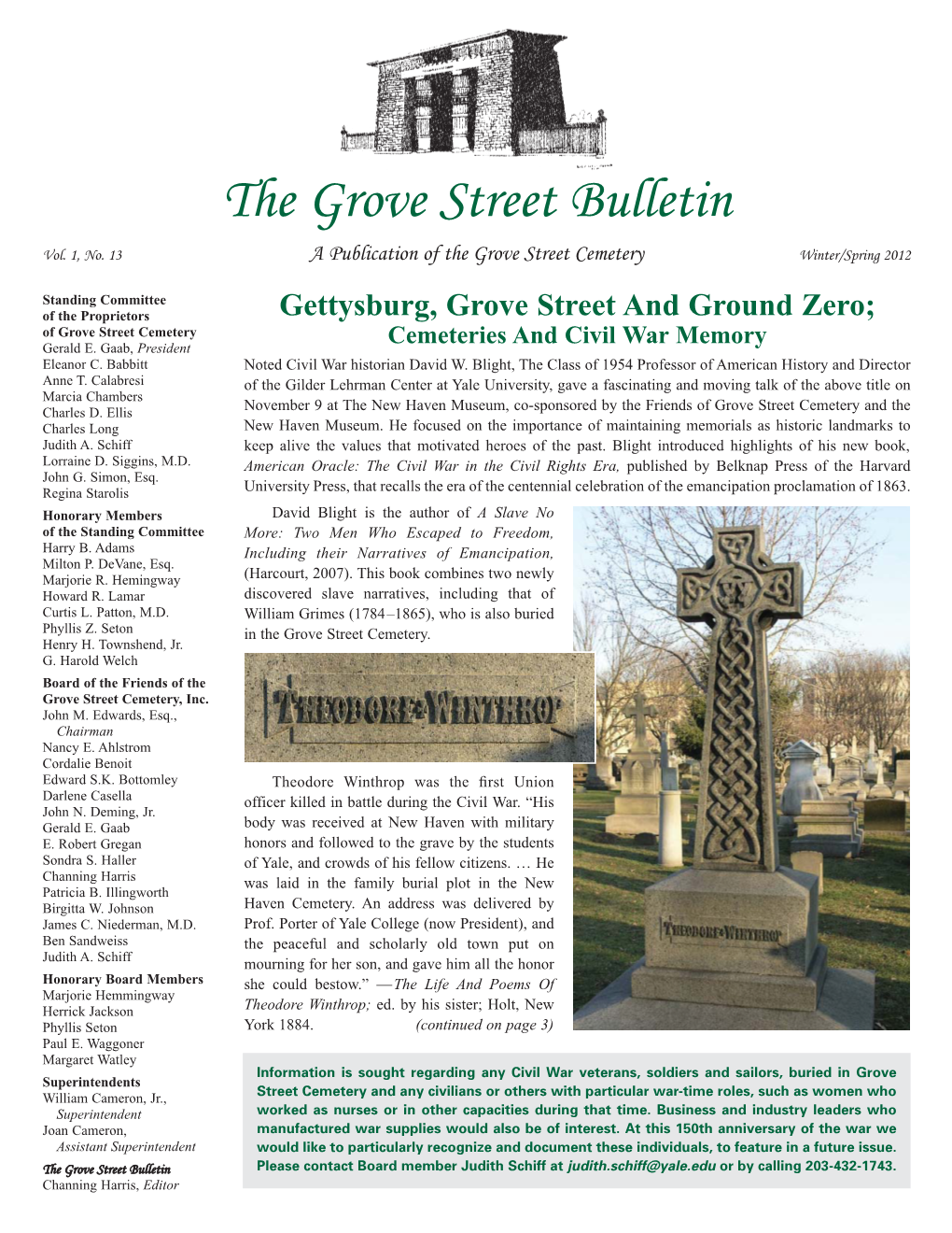 The Grove Street Bulletin