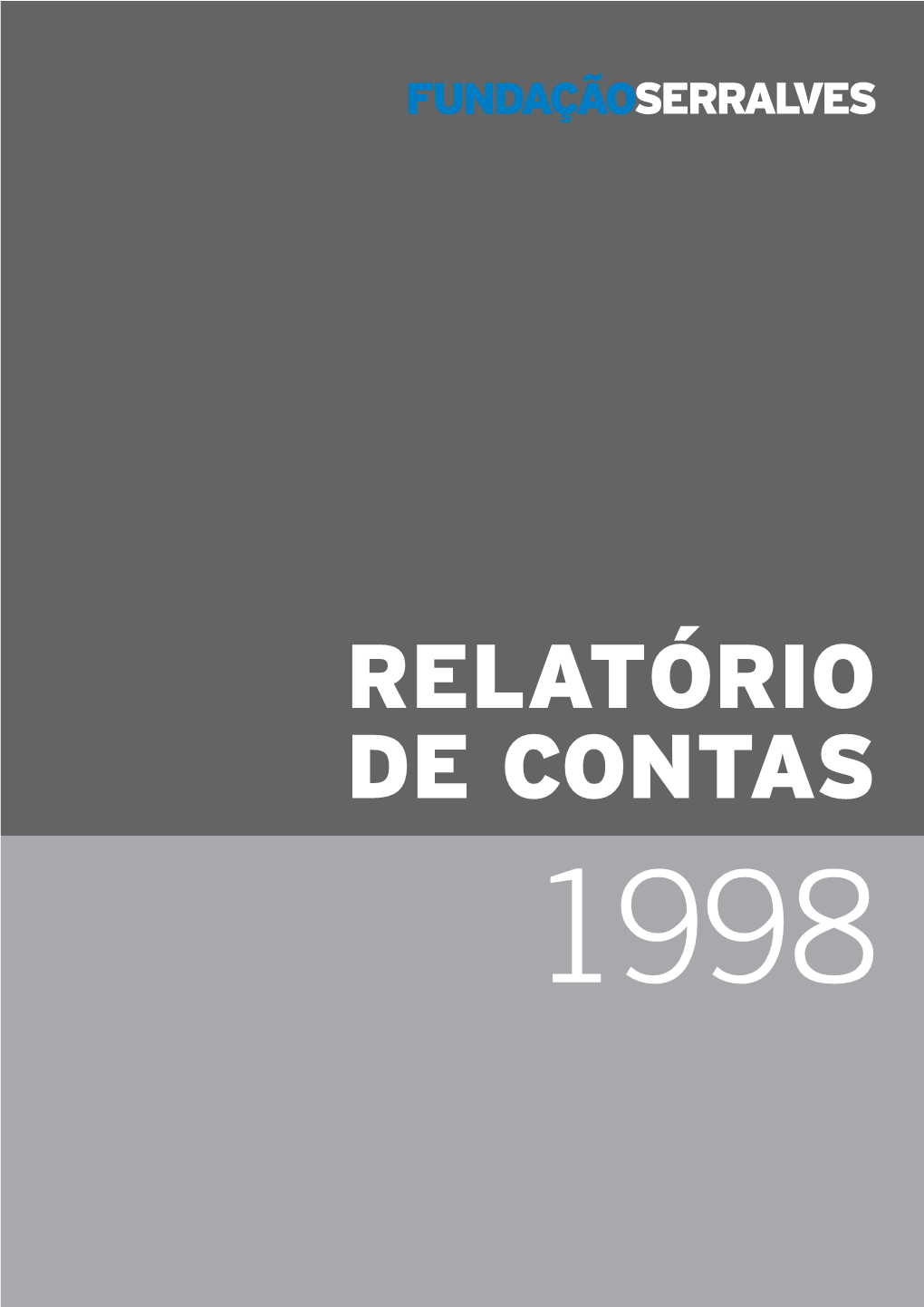 Relatório De Contas 1998