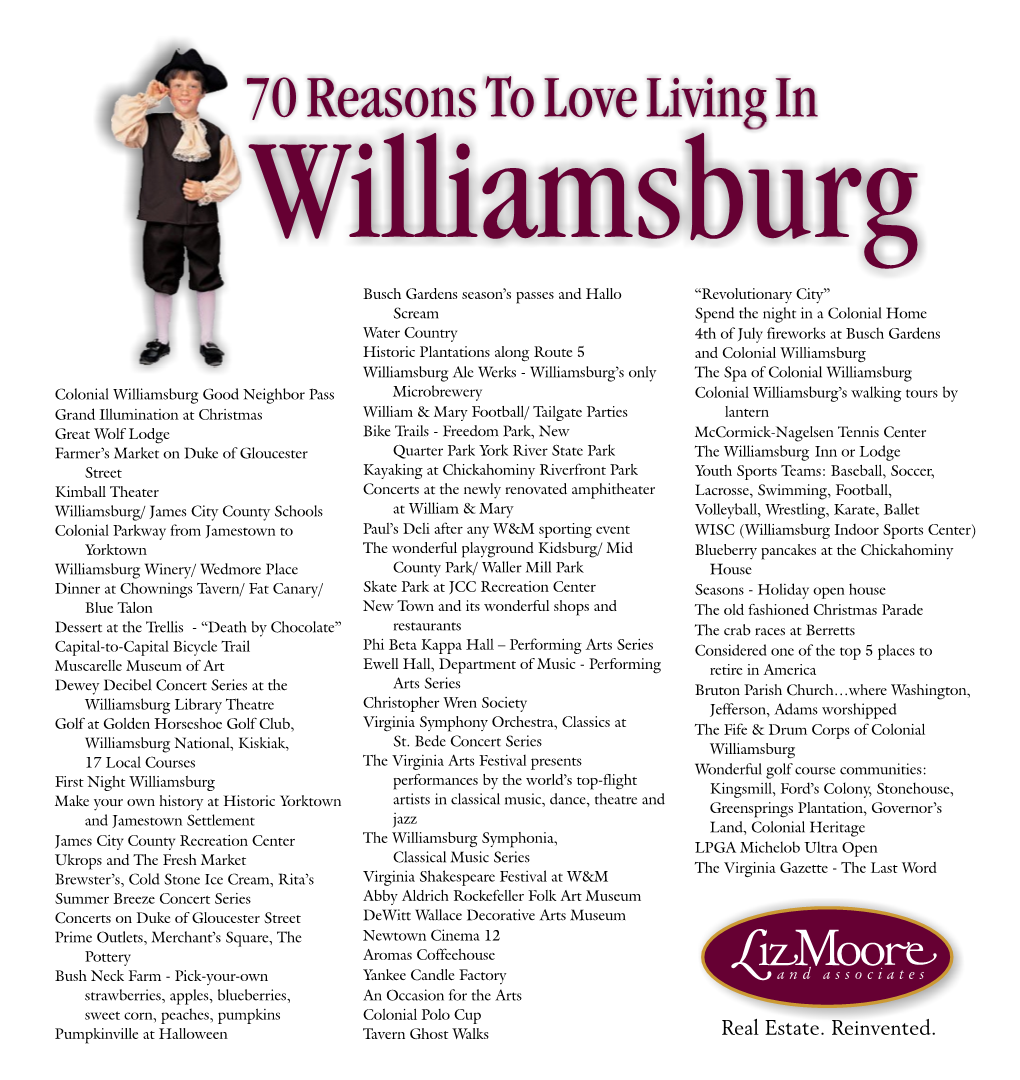 70 Reasons to Love Living in Williamsburg