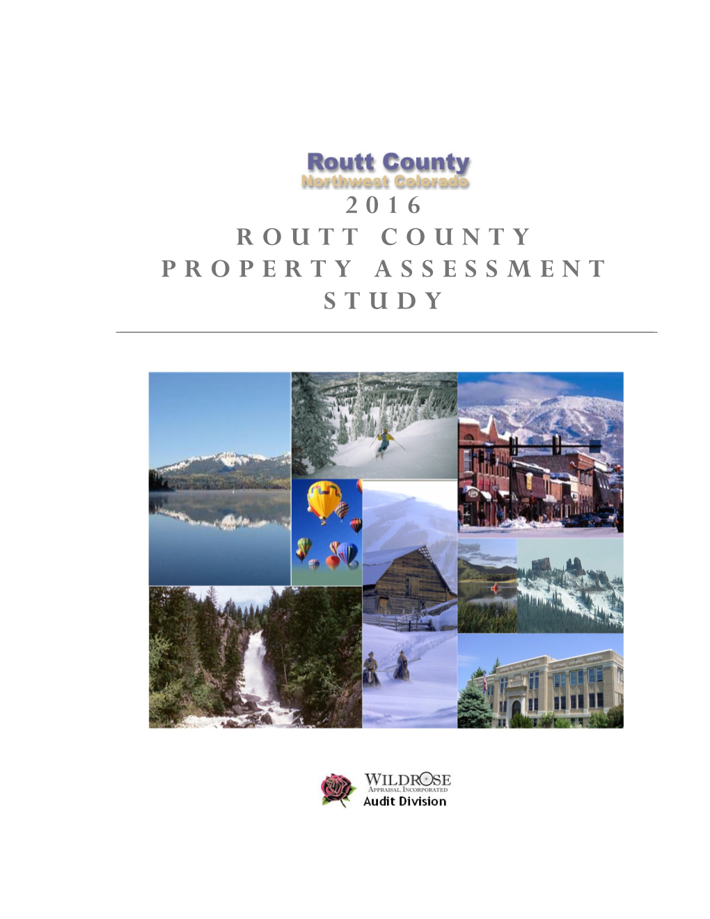 2016 Routt County Property Assessment Study