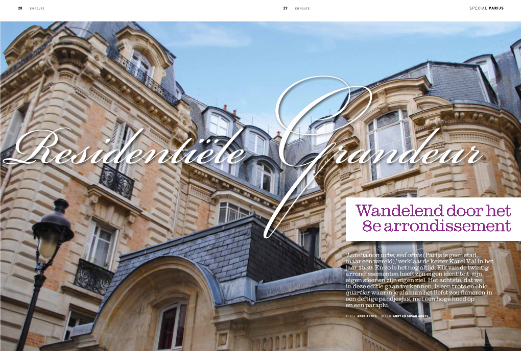 Wandelend Door Het 8E Arrondissement