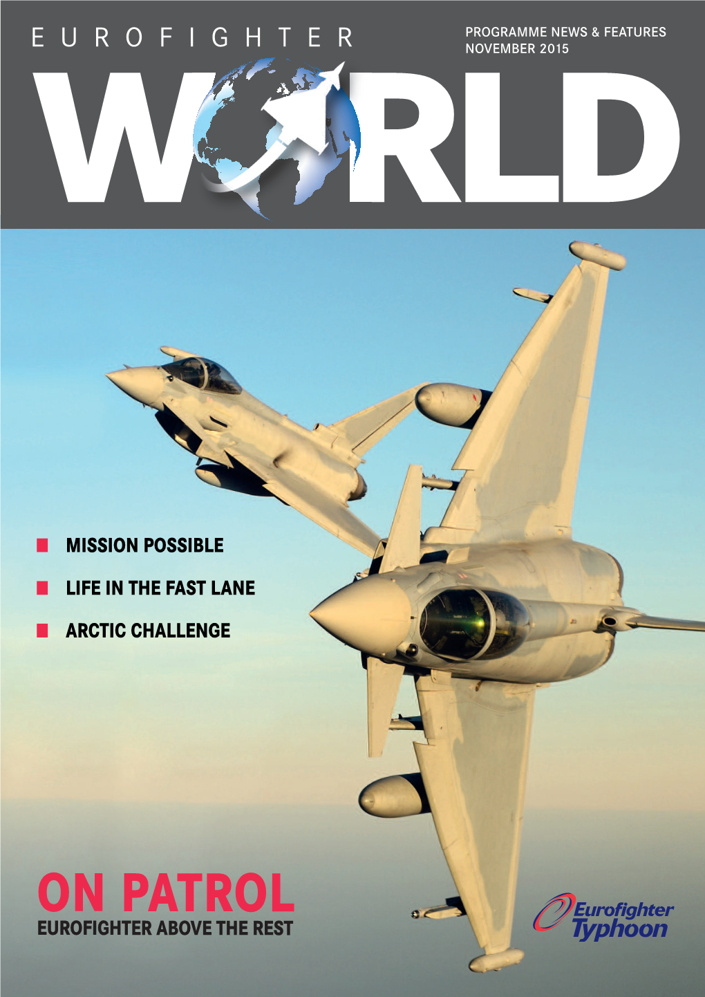 Eurofighter World Editorial 2015 • Eurofighter World 3