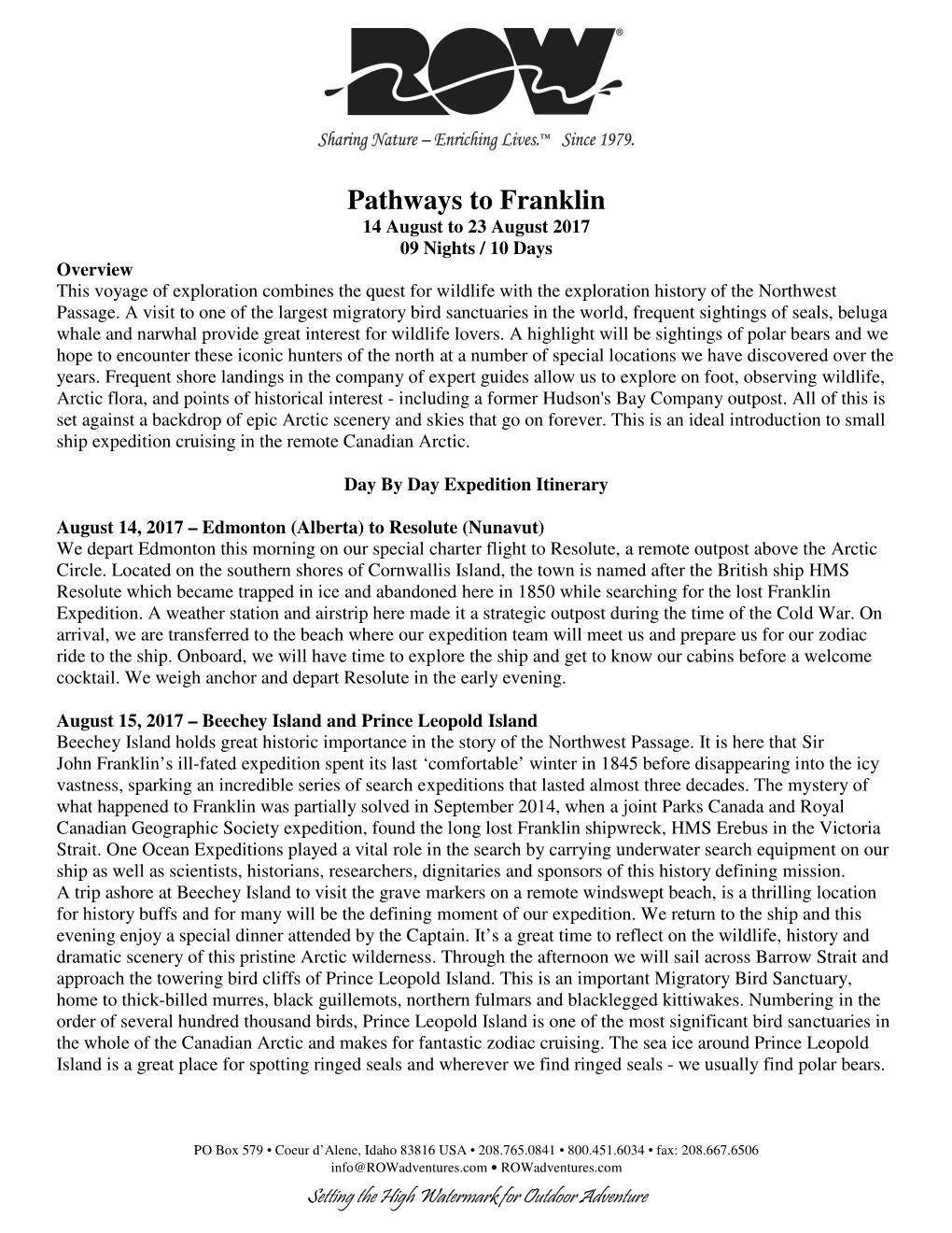 Pathways to Franklin