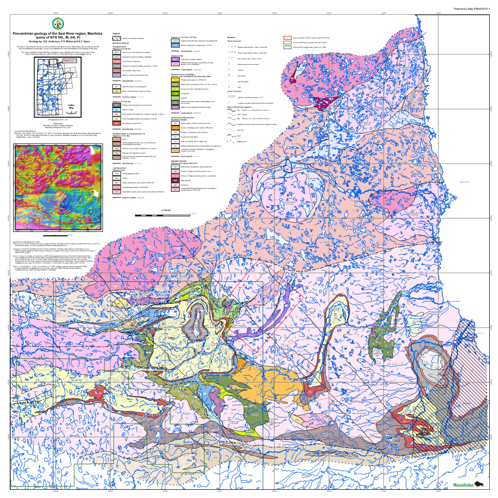 Precambrian Geology of the Seal River Region, Manitoba