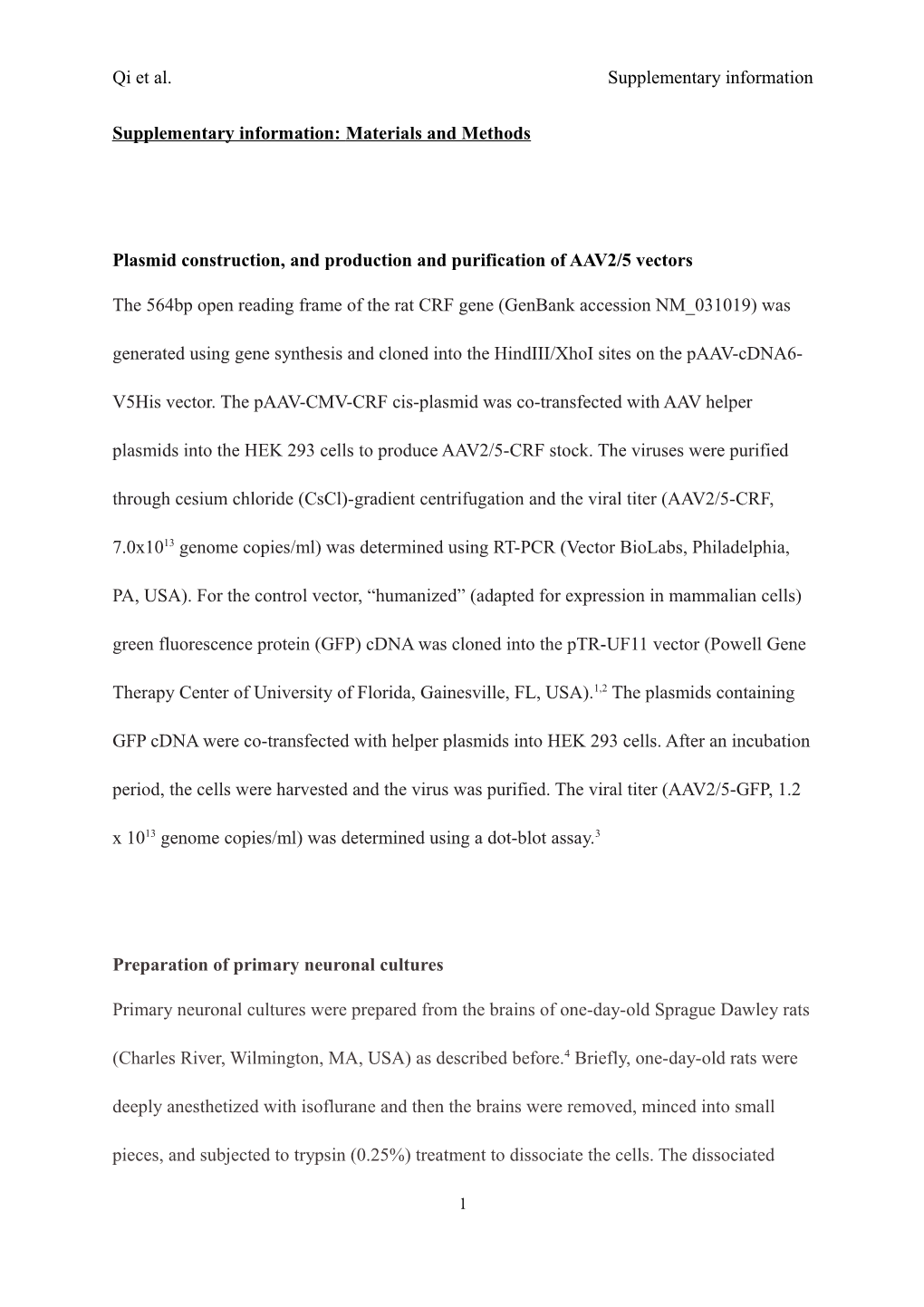 Pilot Experiment Proposal