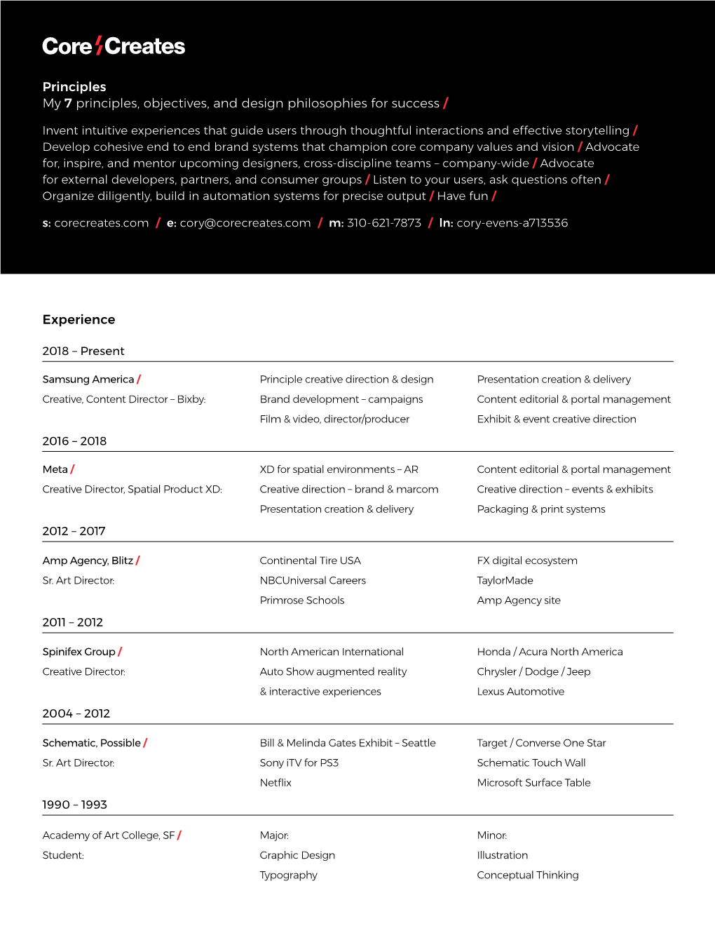 Principles My 7 Principles, Objectives, and Design Philosophies for Success