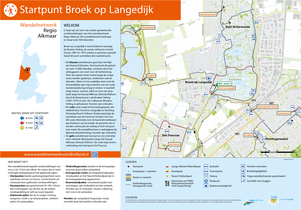 Kaart Startpunt Broek Op Langedijk