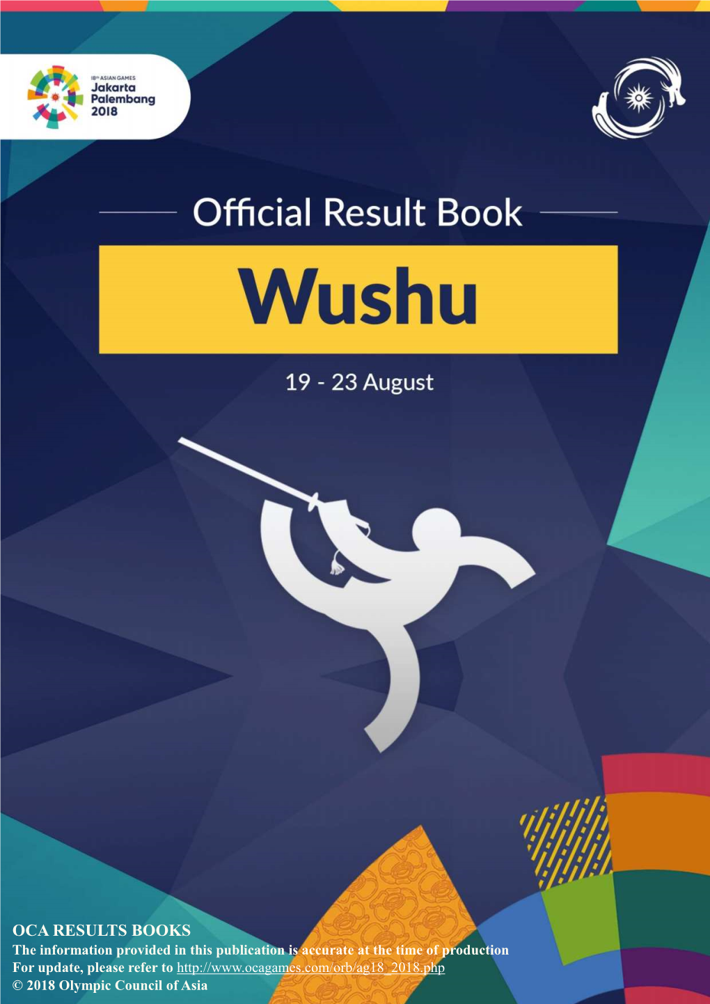 Official Result Book – Wushu