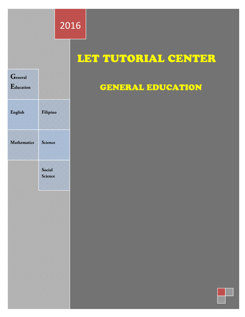 Let Tutorial Center 2016