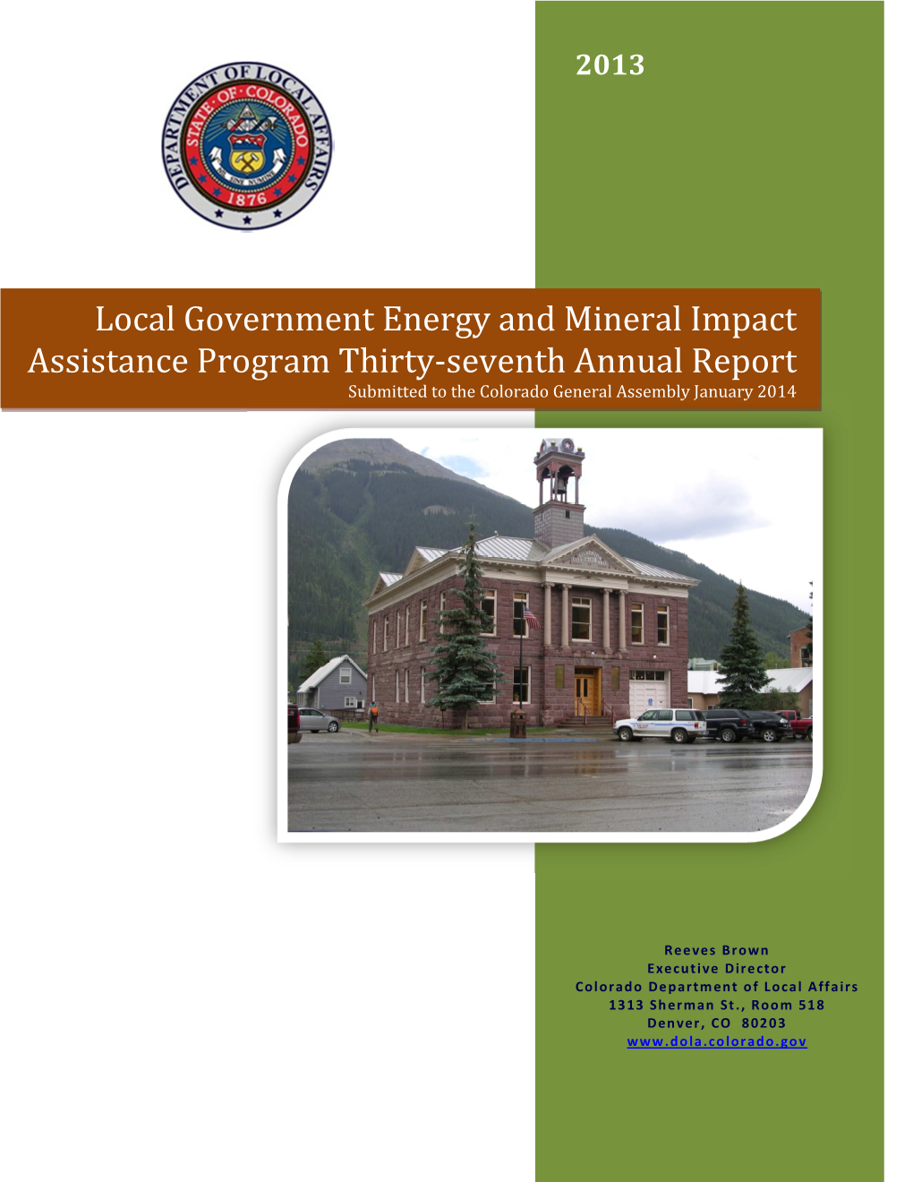 2013 Energy Impact Annual Report Final