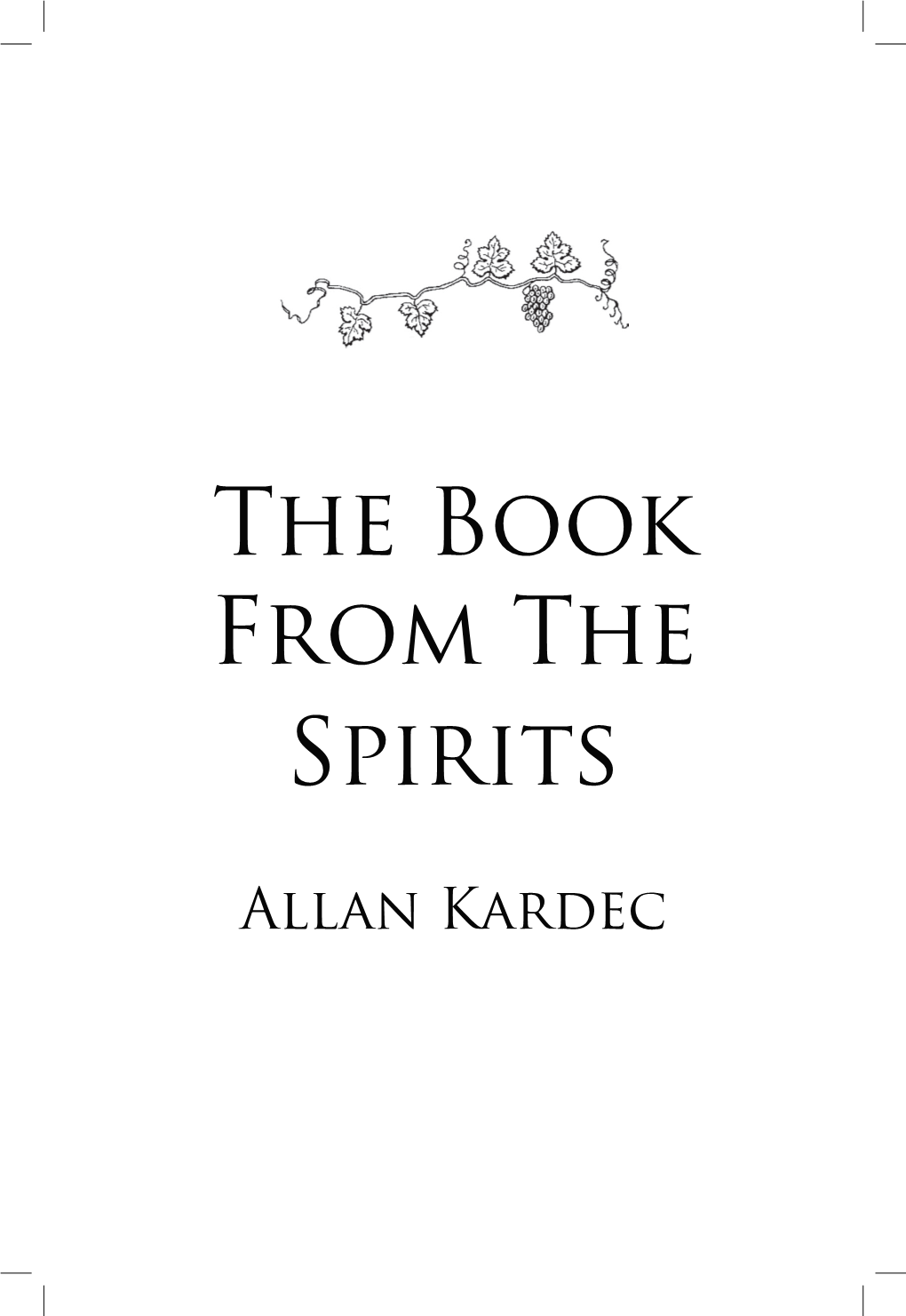 The Book from Spirits.Indd