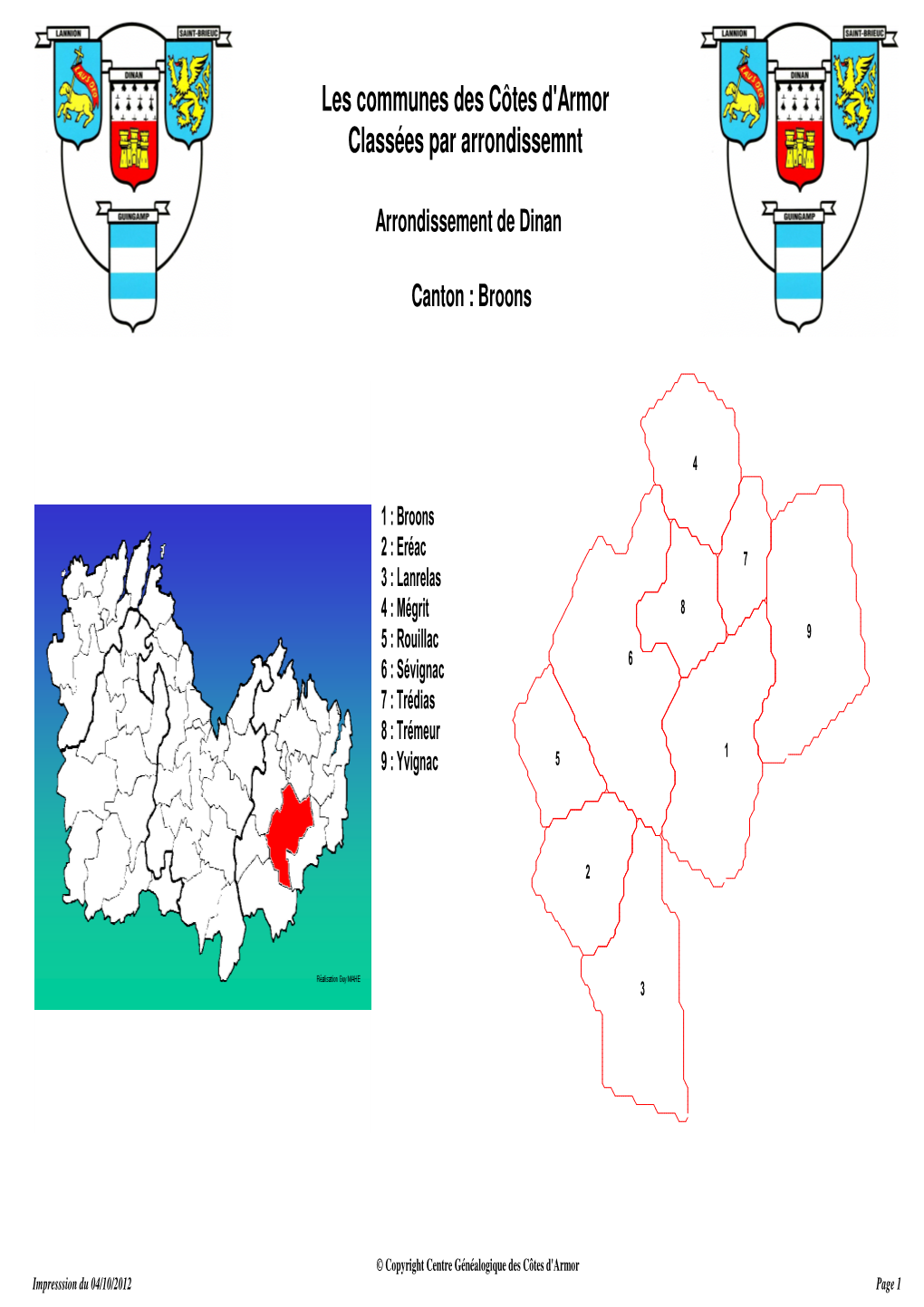 Les Communes Triees Sur Arrondissement