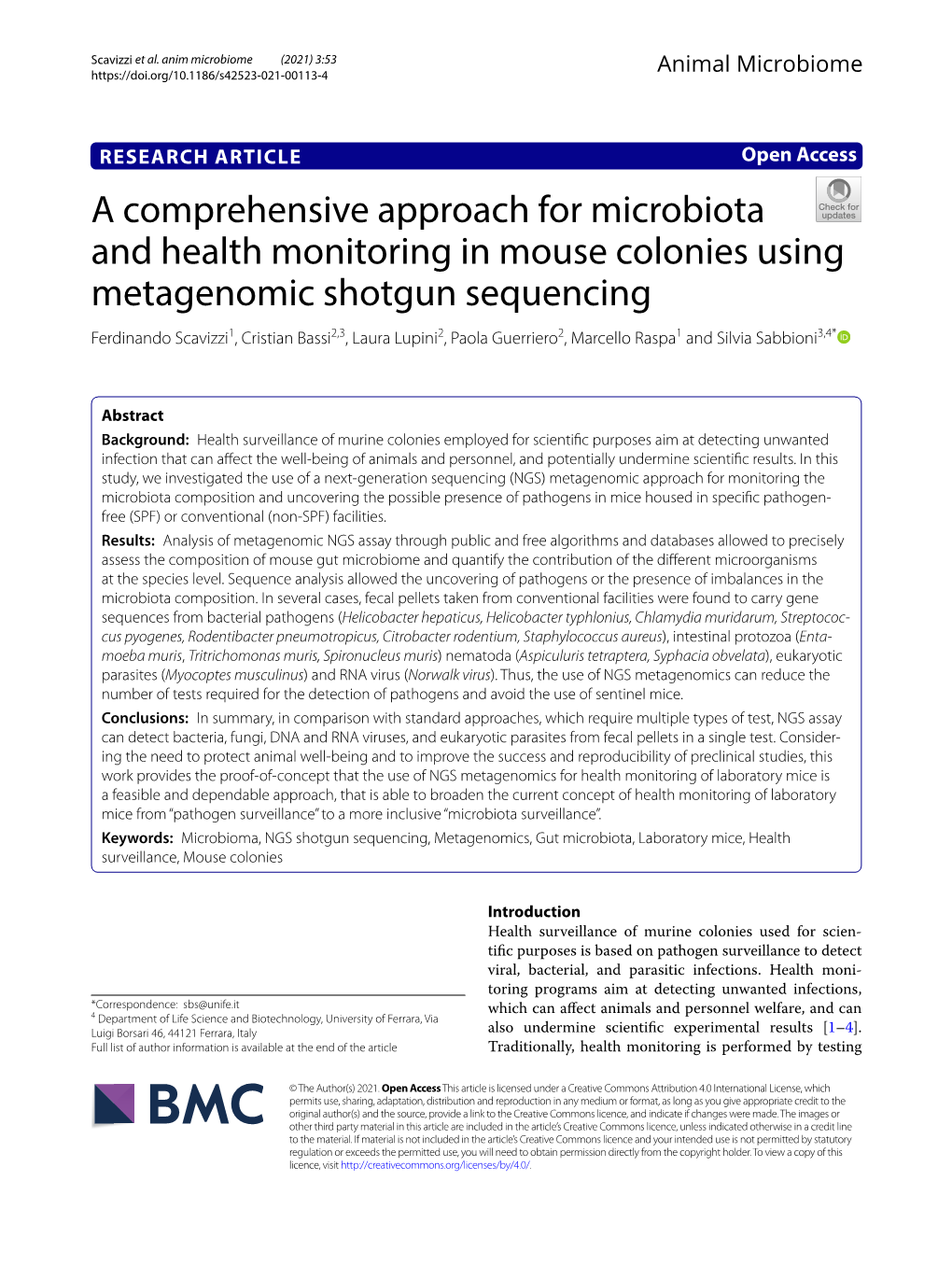 A Comprehensive Approach for Microbiota and Health Monitoring In