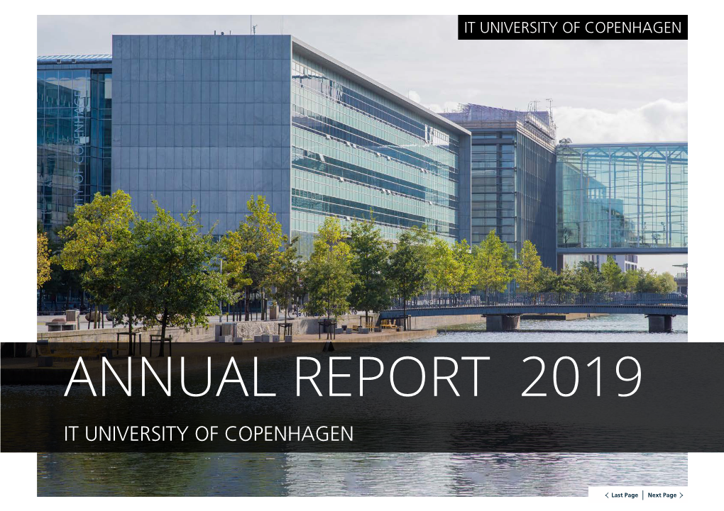 Annual Report 2019 It University of Copenhagen Content