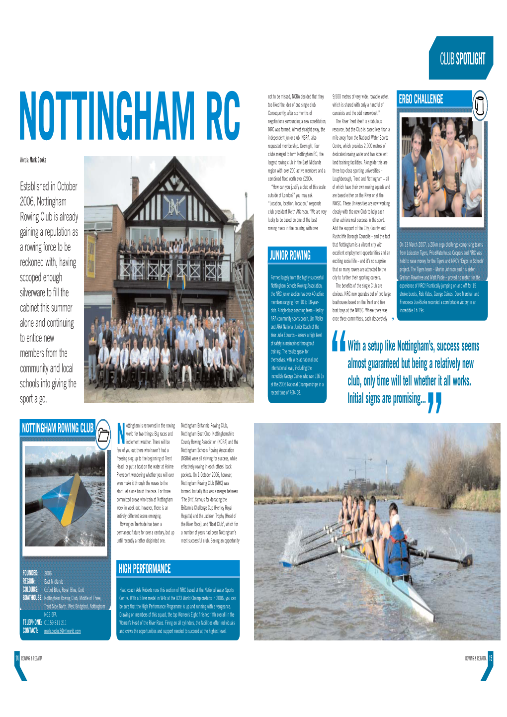 NOTTINGHAM RC Requested Membership