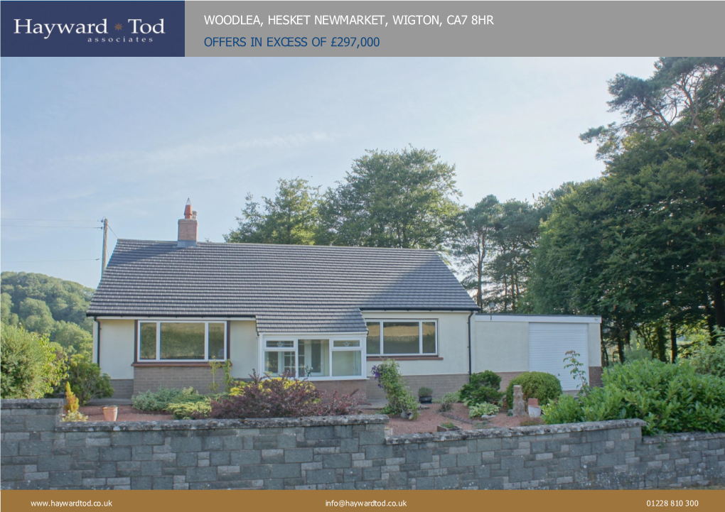 Woodlea, Hesket Newmarket, Wigton, Ca7 8Hr Offers in Excess of £297,000